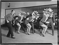 Dança jazz no Radio City Music Hall, Nova York ~1947