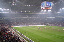 Veltins Arena, het thuisstadion van FC Schalke 04.