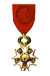 De Officier Légion d'honneur. Toegekend aan Allingham in 2009.  