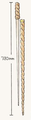 Mečevalna palica, ki jo je nosil Robert Burns