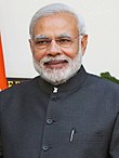 Narendra Modi é o atual Primeiro Ministro da Índia, desde 26 de maio de 2014.