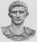 rimski cesar Avgust Cezar, po katerem se imenuje avgust