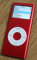 (IZDELEK)RED iPod nano 2G.