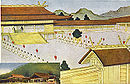 Impressie van keizer Jimmu's toetredingsceremonies; Yamato Shrine insert -- circa 1920