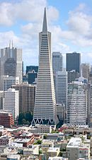 Transamerica Pyramid in San Francisco, Californië