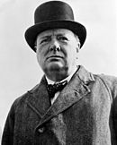 Winston Churchill was premier en leider van de Conservatieve Partij tijdens de Tweede Wereldoorlog.