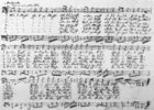 Tekst voor Stille Nacht, die voor het eerst werd uitgevoerd op 24 december 1818.  