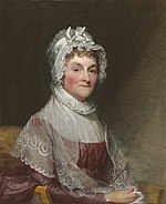 Abigail Adams była pierwszą żoną wiceprezydenta Stanów Zjednoczonych, a także pierwszą, która została Pierwszą Damą.