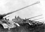 Német Tiger II harckocsik