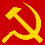 La falce e il martello, simbolo del comunismo e del potere operaio