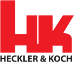 Het logo van Heckler & Koch.
