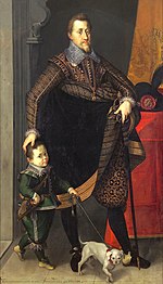 Ferdinandas II, Šventosios Romos imperijos imperatorius ir Bohemijos karalius. Jo tvirtas katalikiškumas buvo pagrindinė karo priežastis.
