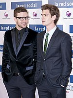 Timberlake & Andrew Garfield estiveram juntos no filme A Rede Social