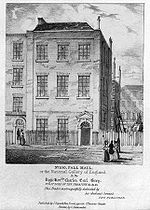 100 Pall Mall, former site of the National Gallery between 1824 and 1834