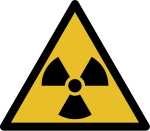 Het klaverbladsymbool wordt gebruikt om radioactief materiaal aan te duiden.