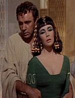 Burton e Taylor em Cleópatra