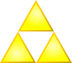 A Triforce completa.