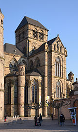 The Liebfrauenkirche in Trier, considered the oldest purely Gothic church in Germany, from 1230
