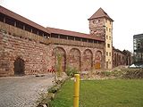 City fortification of Nuremberg at the former Maxtor
