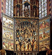 High altar in the Marienkirche, main work by Veit Stoß