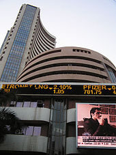 Bombay Stock Exchange i Mumbai er Asiens ældste og Indiens største fondsbørs.