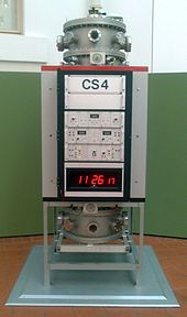 Atomic clock "CS 4" of the Physikalisch-Technische Bundesanstalt