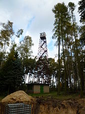 The fire watch tower on the Calvörder Rabenberg
