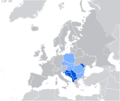 Medlemmar i Centraleuropeiska frihandelsavtalet (CEFTA) tidigare medlemmar, anslöt sig till EU  