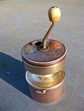 handkvarn för malning av kaffe  