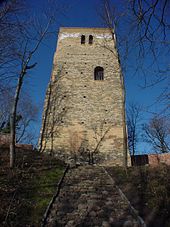 Late Romanesque residential tower made of brick, the so-called Sorbs' Tower (around 1200)