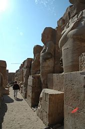 Osiris pillar in the Wadjit