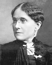 Frances Willard, one of the most famous women in the United States...