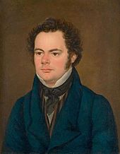 Franz Schubert, painted around 1827 by Anton Depauly