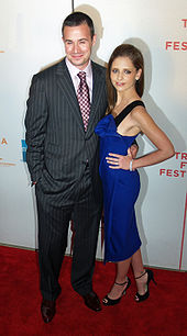 Gellar en echtgenoot Freddie Prinze, Jr. op het Tribeca Film Festival 2007
