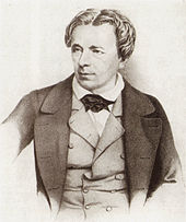 Friedrich von Römer on a lithograph 1848