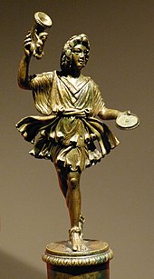 Dancing Lar (Bronze, 1st century)