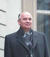 O líder soviético Mikhail Gorbachev em 1985.