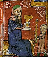 Hawdala. Illustration 14th century, Spain