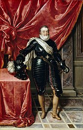 Henri IV de France portrayed by Frans Pourbus le Jeune