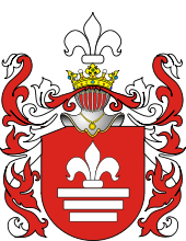 Coat of arms of the Kościuszko family (Roch III)
