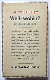 World - where to? German first edition, Insel 1932