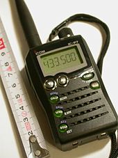 Compact 2 m and 70 cm handheld radio, 2007