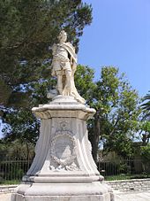 Monument of Schulenburg in Corfu Town