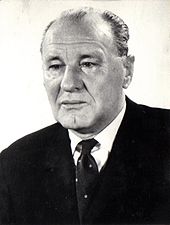 János Kádár, communist head of state 1956-1988.