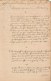 Alankomaiden kuvernöörin ja Koxingan välinen rauhansopimus vuodelta 1662.  