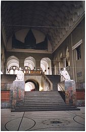 Staircase in the main building of the Ludwig-Maximilians-University Munich