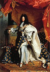 Louis XIV in coronation regalia