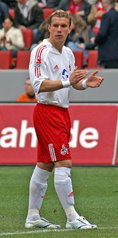 Podolski in the jersey of 1. FC Köln (2006)