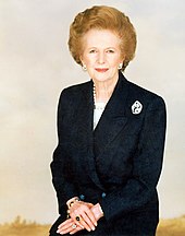 Portret van Lady Thatcher