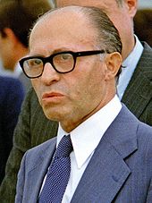 Menachem Begin, the first Israeli prime minister of the revisionist wing of Zionism